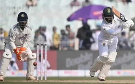 DAY 1 Highlights Bavuma and Stubbs Lead with Steady Progress