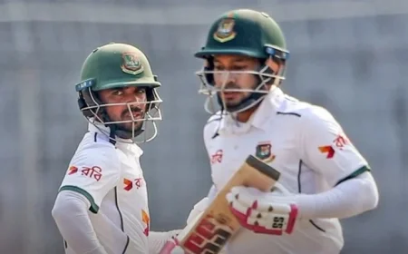 Bangladesh Dominates with Commanding 491-Run Lead by Lunchtime