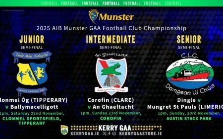 AIB Munster Club Football Semi-Finals Exciting Showdowns Awaiting Fans