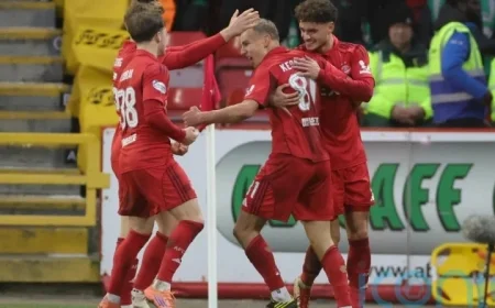 Topi Keskinen’s Brilliant Goal Secures Aberdeen’s Triumph Against League Leaders Hearts