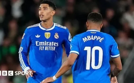 Jude Bellingham Dazzles in Elche 2-2 Real Madrid Draw as Los Blancos Claim La Liga Summit