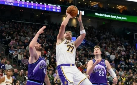 Luka Doncic Leads Lakers to Fourth Consecutive Victory Against Jazz