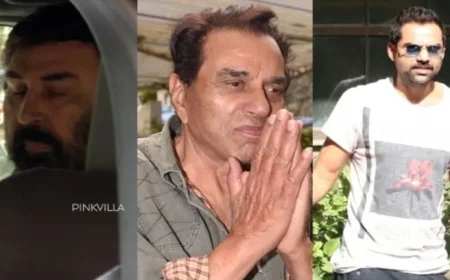 Sunny and Abhay Deol visit Dharmendra with medical assistance arriving for the veteran star – watch now