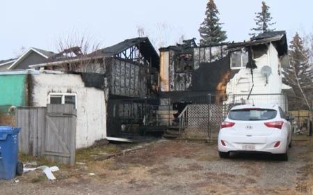 Two-alarm fire in Calgary’s northeast displaces 10 and hospitalizes 2