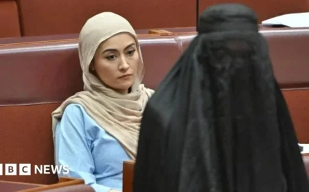 Australian Senator Faces Backlash for Controversial Burka Stunt in Parliament
