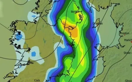 Dublin Weather Alert: Met Eireann Predicts Freezing Temperatures with Rainy Days Coming