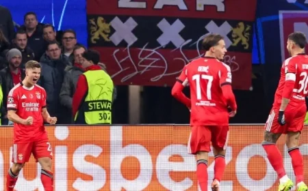 Dahl’s Missile Launches Benfica to Victory in Amsterdam Video
