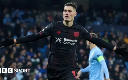 Bayer Leverkusen Defeats a Revamped Manchester City Team