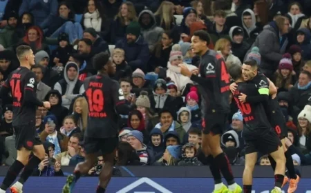 Guardiola’s Strategy Backfires as Fabio Silva Misses Penalty in Champions Clash