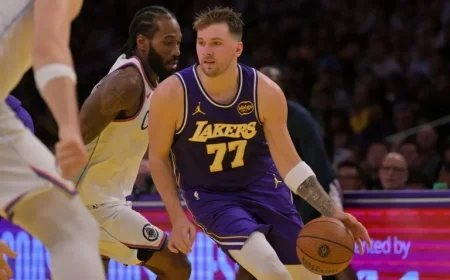 Luka Doncic Makes NBA History in LA Showdown Ties Kobe Bryant’s Record
