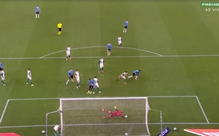 Facundo Torres Scores Early but Amuzu Secures Draw at Grêmio vs Palmeiras in Packed Arena