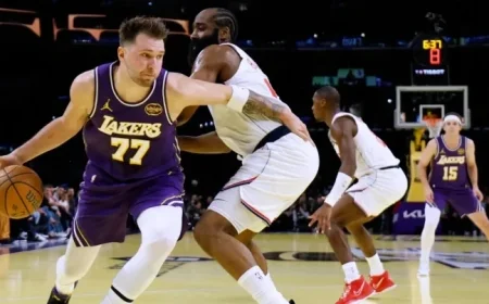 Luka Doncic Shines with 43 Points as Lakers Triumph Over Clippers in NBA Cup Showdown