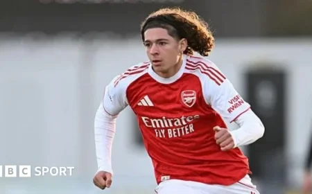 Arsenal’s Luis Munoz Makes History as Youngest Uefa Youth League Player at 13