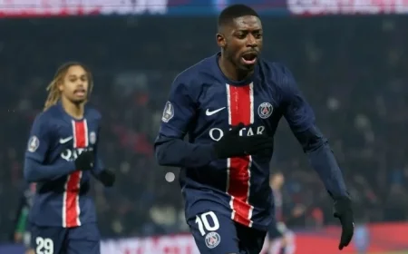 Ousmane Dembélé Prepares for PSG’s Champions League Clash Against Tottenham