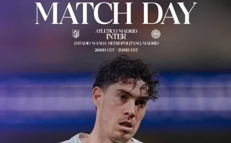 Atlético vs Inter: Discover Starting Lineups and How to Watch Live Online