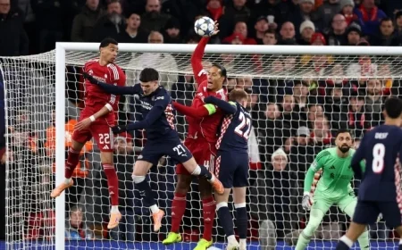 Van Dijk’s ‘Basketball’ Move Sparks Controversial Penalty for Liverpool in Champions League Clash