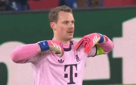 Champions League Mystery Surrounds Neuer’s Gesture Following Arsenal’s Lead