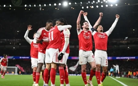 Live Champions League Updates: Arsenal Showcases Set Piece Brilliance Again