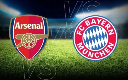 Free Live Stream: Watch Arsenal London vs Bayern Munich in Champions League Today