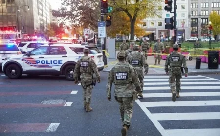 Suspect in Custody After Two US National Guard Members Shot Near White House in Washington DC