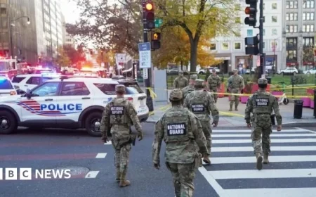Live Updates: Two National Guard Members Critically Injured in Shooting Near White House According to FBI Director