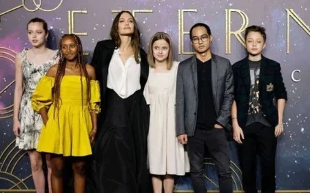 Angelina Jolie Celebrates Thanksgiving with Kids While Brad Pitt Embraces New Romance