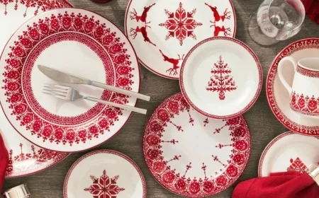 Pottery Barn Fair Isle Dinnerware Brings Christmas Sweater Nostalgia to Your Table