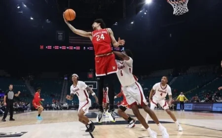 Terps Suffer Late-Night Defeat Against No. 8 Alabama