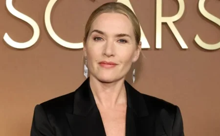 Kate Winslet, Andrea Riseborough Preview New Christmas Film ‘Goodbye June’