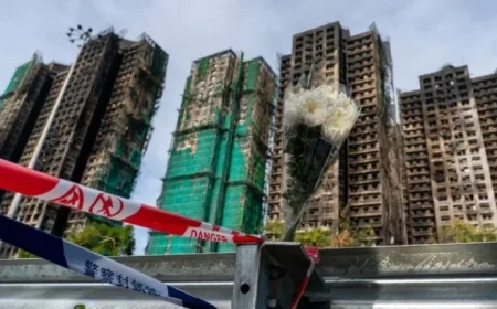 Hong Kong Apartment Fire Death Toll Hits 128, Officials Warn of Increase