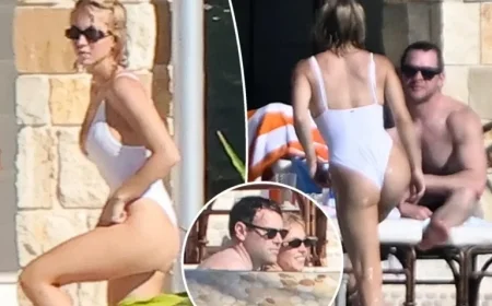 Sydney Sweeney Flaunts Curves in White Swimsuit on Vacation with Scooter Braun