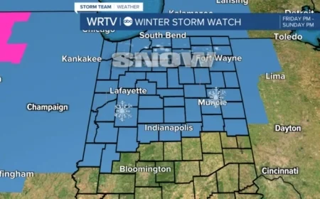 Central Indiana Snow Forecast: County-by-County Update