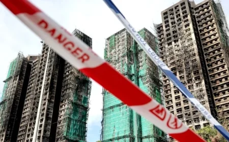 Live Update: Hong Kong Tower Block Fire Probe Leads to More Arrests as Search for Missing Halted