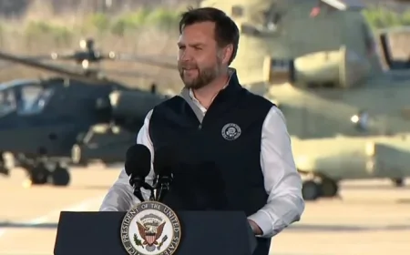 Vice President Vance and Kid Rock Join Fort Campbell Soldiers for a Heartfelt Thanksgiving Celebration