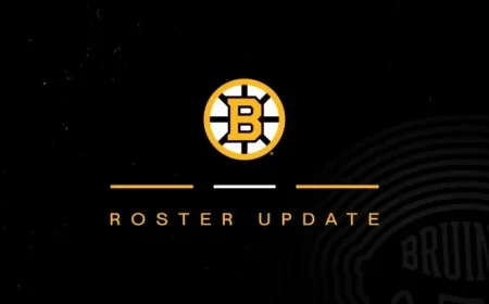 Bruins Reveal Exciting Roster Changes and Key Transactions