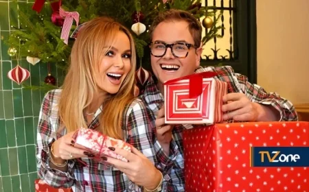 Amanda Holden and Alan Carr Bring Spanish Holiday Spirit to BBC Christmas Special