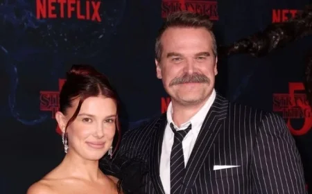 Millie Bobby Brown Shares Insights on Filming Intense Scenes with David Harbour Following Bullying Report