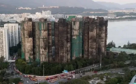 Hong Kong Apartment Fire Tragedy: Death Toll Reaches 128, Authorities Arrest 8 More Suspects