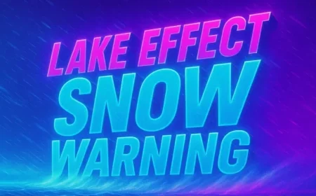 Adirondacks Braces for Lake Effect Snow Warning Lasting Until 7AM Saturday