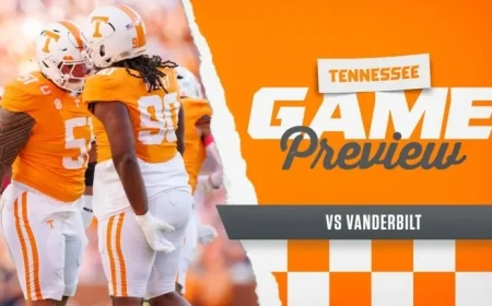 Vols Face Commodores in Senior Day Clash at Neyland Stadium