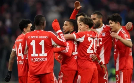 Bayern’s Lineup Announced for Bundesliga Afternoon Match