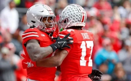 Ohio State WRs Smith and Tate Set to Return