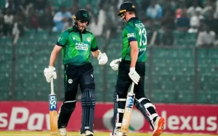 Ireland Chooses to Bat First in Second T20I Against Bangladesh, Swaps Campher for Calitz