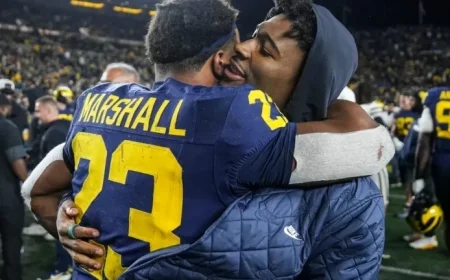 Michigan RBs Justice Haynes, Jordan Marshall Injury Updates vs OSU