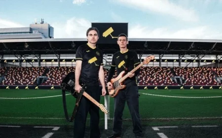 Brentford Teams Up with Hard-Fi to Launch Exclusive Special-Edition Shirt