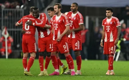 Bayern stages dramatic comeback with two injury-time goals to bounce back from Arsenal defeat