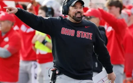 Ohio State’s Ryan Day Urgently Aims for Victory Against 15th-Ranked Michigan in Highly Anticipated Game