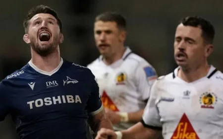 Exeter Chiefs Stage Thrilling Comeback Over Sale Sharks While Leicester Tigers Triumph Over Newcastle Red Bulls in Gallagher PREM