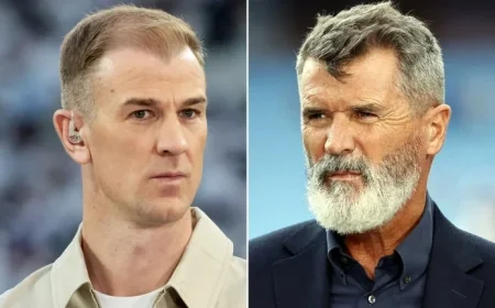 Joe Hart Fires Back at Man Utd Legend Roy Keane Over Controversial Claims and Rants on Arrogance