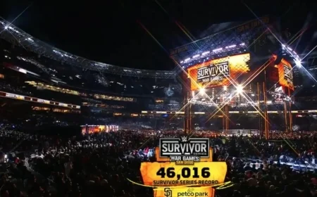 WWE Shatters Records with 46016 Fans Attending Survivor Series Event